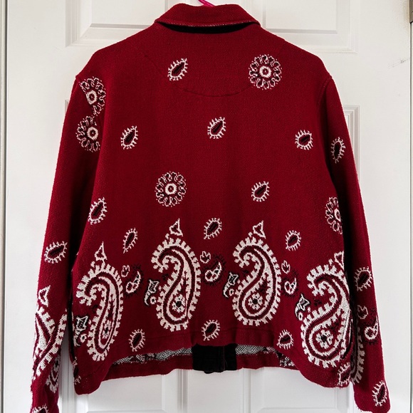 Paisley button up sweater - Picture 2 of 5